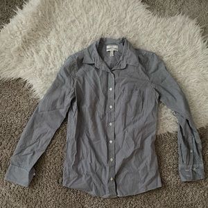 J. Crew Pin Stripe Button Down Shirt
